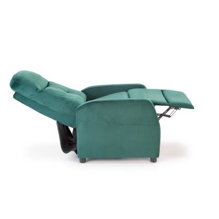 FELIPE Adjustable Reclining Armchair — Dark Green