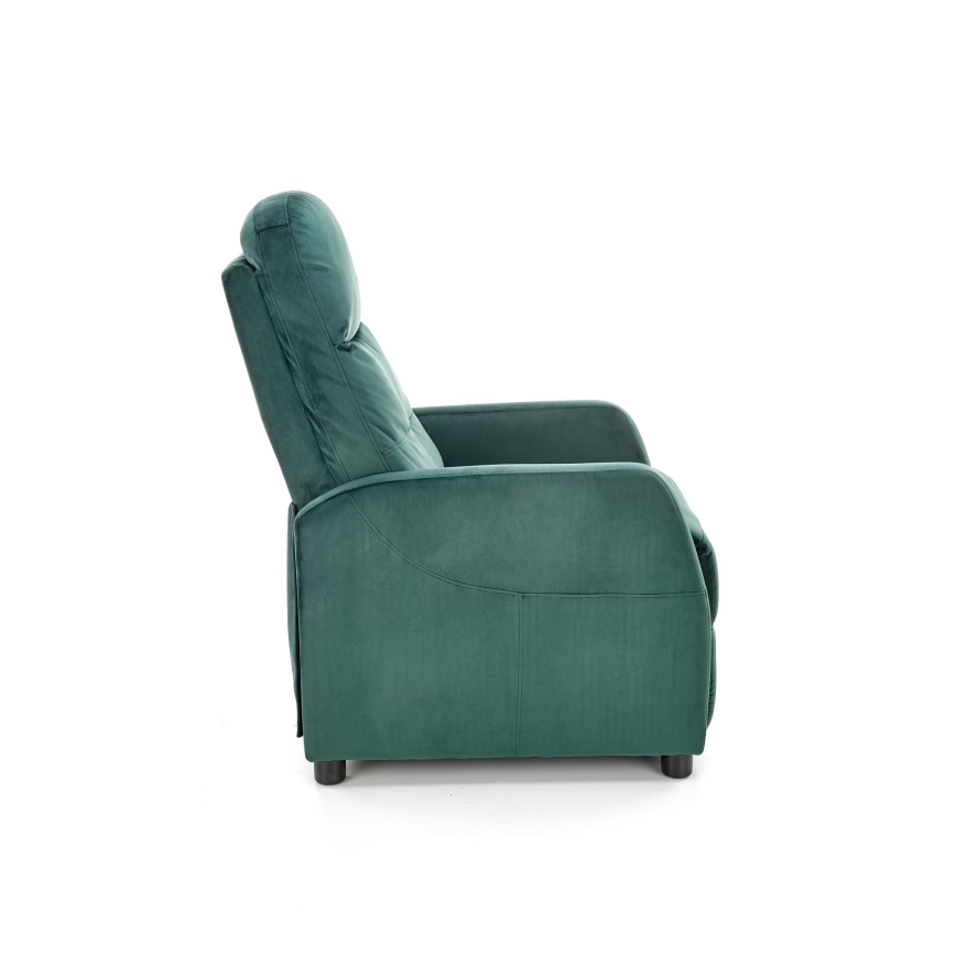 FELIPE Adjustable Reclining Armchair — Dark Green