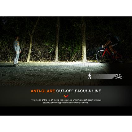 Fenix BC15R-LED Dimmable rechargeable bike light LED/USB IP66 400 lm 31,5 hours