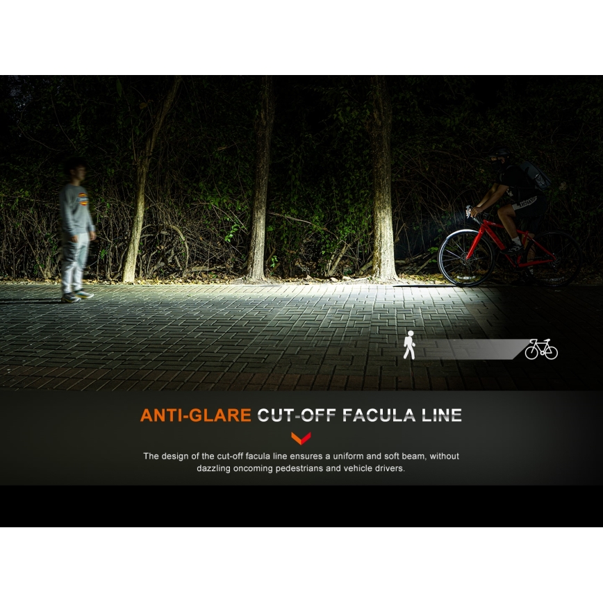 Fenix BC15R-LED Dimmable rechargeable bike light LED/USB IP66 400 lm 31,5 hours