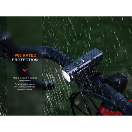 Fenix BC15R-LED Dimmable rechargeable bike light LED/USB IP66 400 lm 31,5 hours