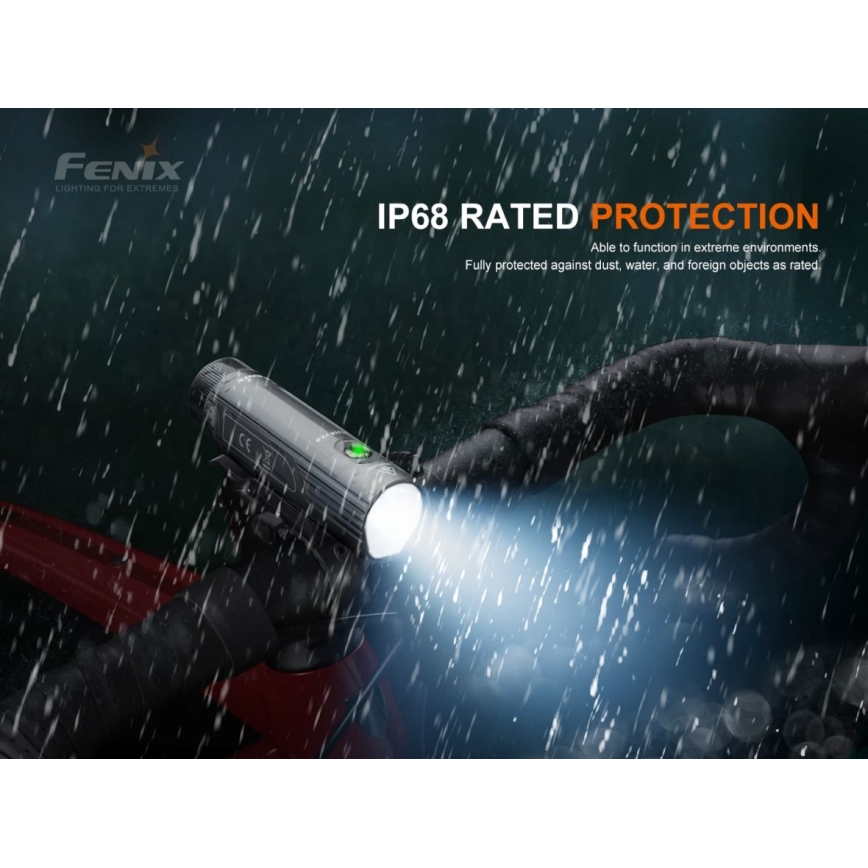 Fenix BC21RV30 - LED Rechargeable bicycle light LED/USB IP68 1200 lm 33 hrs
