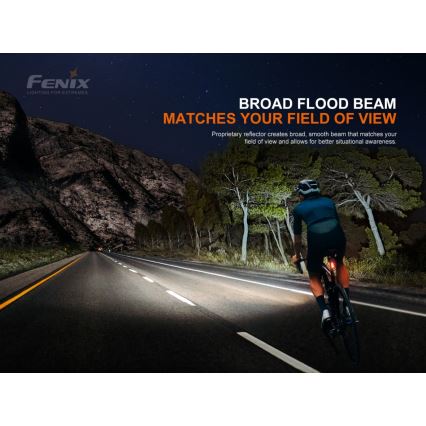 Fenix BC21RV30 - LED Rechargeable bicycle light LED/USB IP68 1200 lm 33 hrs