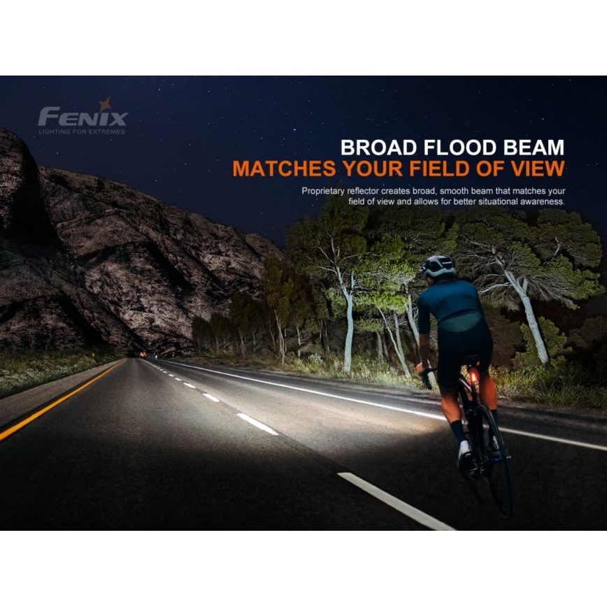 Fenix BC21RV30 - LED Rechargeable bicycle light LED/USB IP68 1200 lm 33 hrs