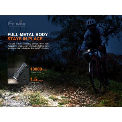 Fenix BC21RV30 - LED Rechargeable bicycle light LED/USB IP68 1200 lm 33 hrs