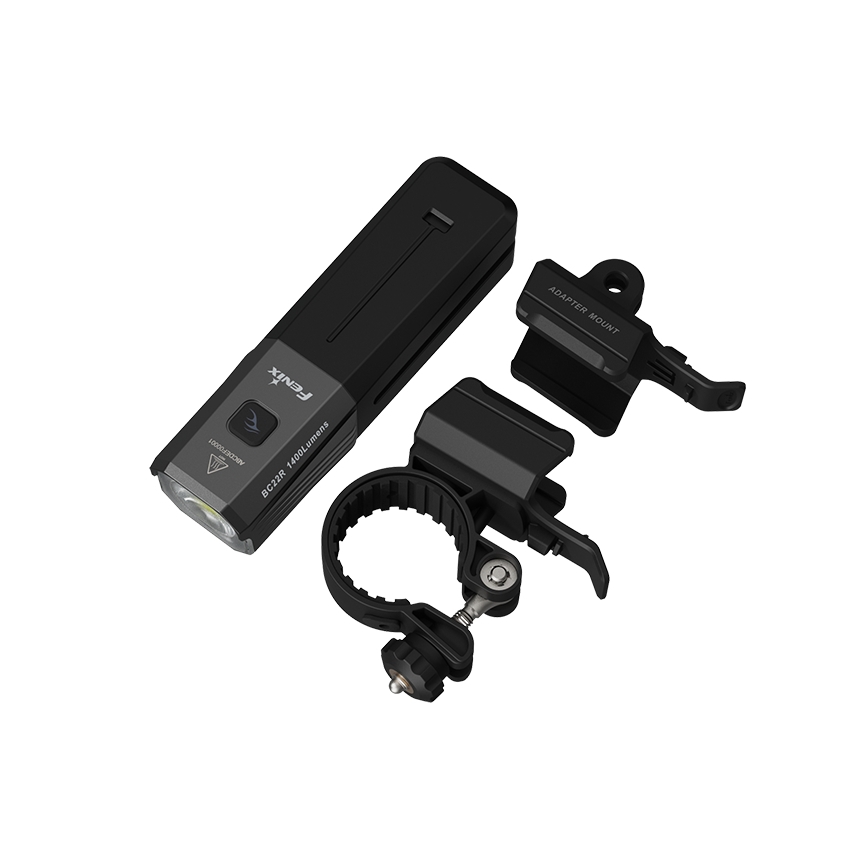 Fenix BC22R - Dimmable Rechargeable Bike Light LED/USB 3400 mAh IP66 1400 lm 41 h Black