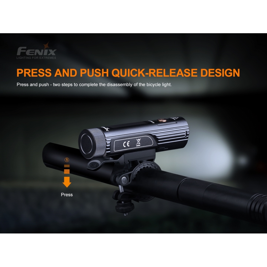 Fenix BC26R - LED Rechargeable bicycle light LED/USB IP68 1600 lm 65 hrs