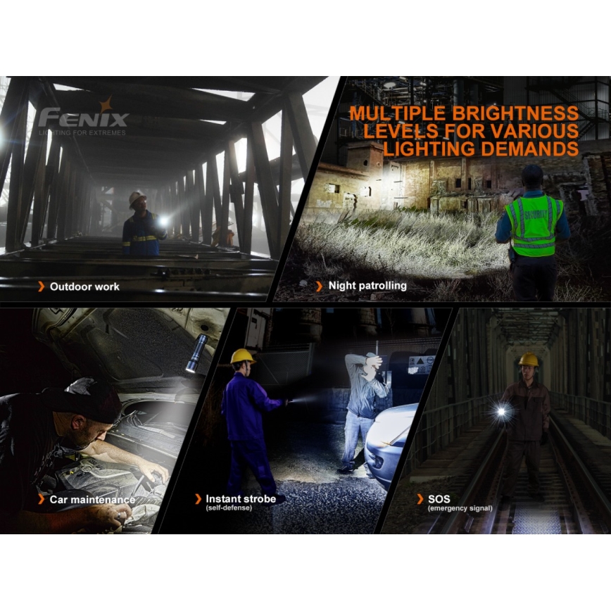 Fenix C7 - Dimmable Rechargeable LED Flashlight LED/1x21700 IP68 3000 lm 68 h