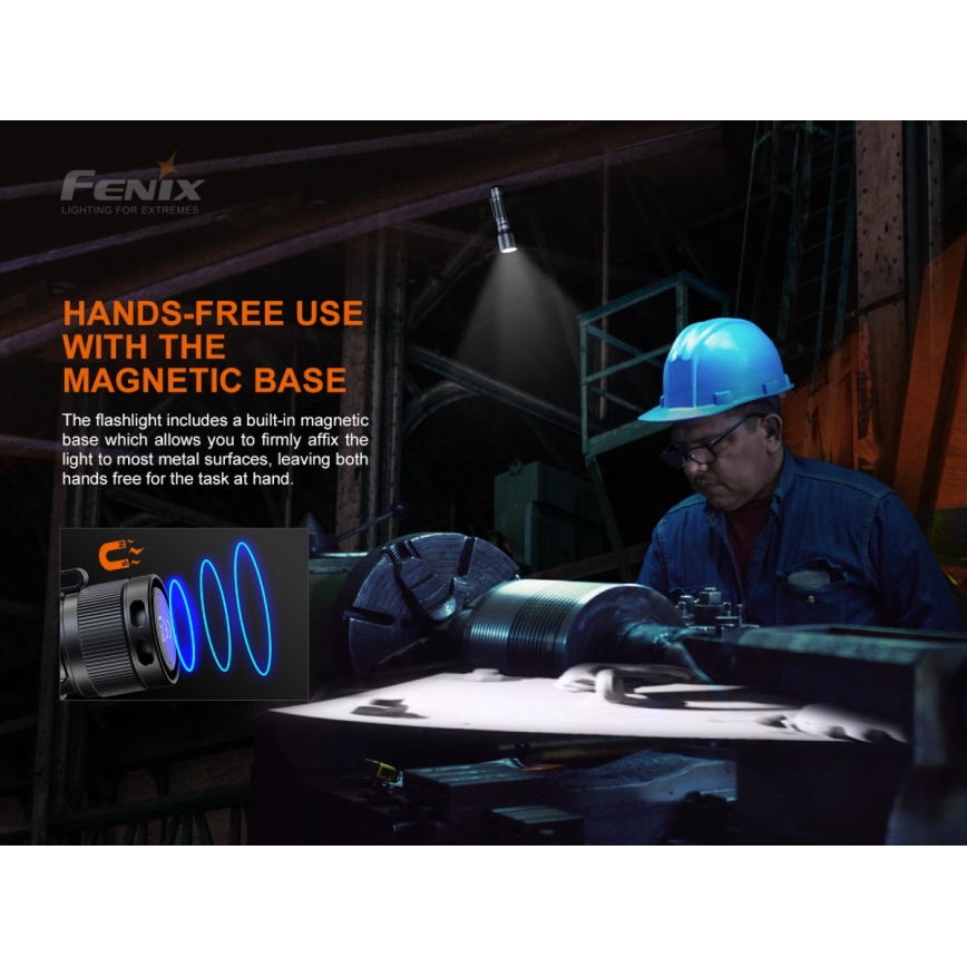 Fenix C7 - LED Dimmable rechargeable flashlight 1xLED/1x21700 IP68 3000 lm 68 h