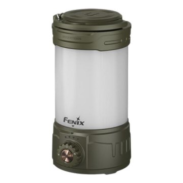 Fenix CL26RPROOLI - LED Dimmable portable rechargeable lamp LED/USB IP66 650 lm 408 h green