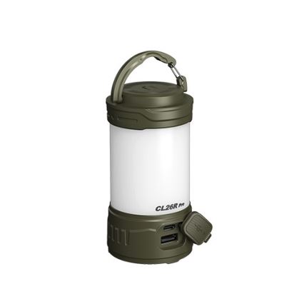 Fenix CL26RPROOLI - LED Dimmable portable rechargeable lamp LED/USB IP66 650 lm 408 h green