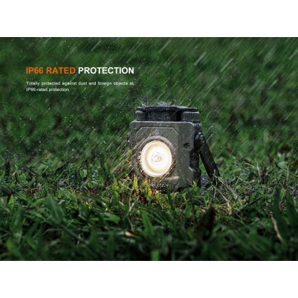 Fenix CL27RGRE - LED Dimmable rechargeable light LED/USB IP66 1600 lm 285 h