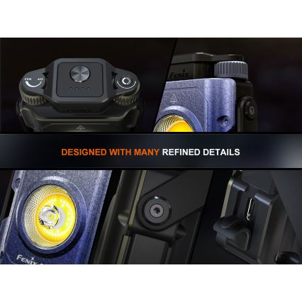 Fenix CL27RGRE - LED Dimmable rechargeable light LED/USB IP66 1600 lm 285 h
