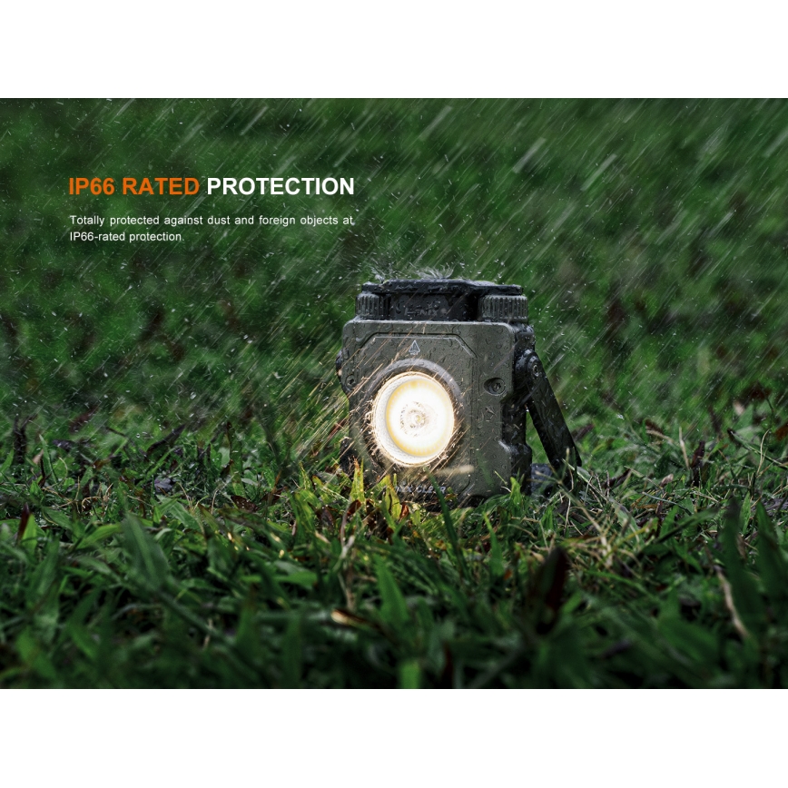 Fenix CL27RGRE - LED Dimmable rechargeable light LED/USB IP66 1600 shiny 285 h 5000 mAh