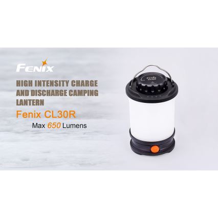 Fenix CL30R - LED Portable rechargeable lamp LED/USB/6xCR123A IPX7 650 lm 300 h 2600 mAh