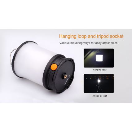 Fenix CL30R - LED Portable rechargeable lamp LED/USB/6xCR123A IPX7 650 lm 300 h 2600 mAh