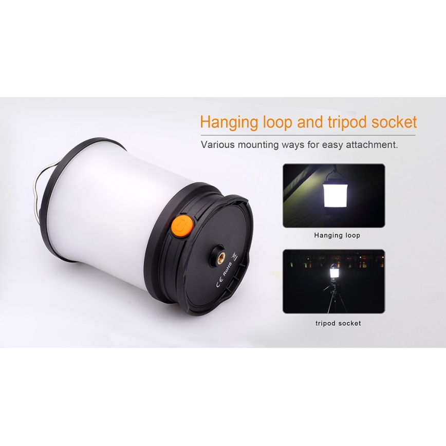 Fenix CL30R - LED Portable rechargeable lamp LED/USB/6xCR123A IPX7 650 lm 300 h 2600 mAh
