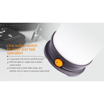 Fenix CL30R - LED Portable rechargeable lamp LED/USB/6xCR123A IPX7 650 lm 300 h 2600 mAh