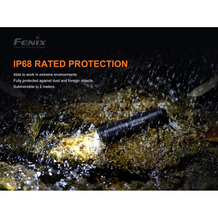 Fenix E01V20BLC - LED Flashlight LED/1xAAA IP68 100 lm 25 hrs