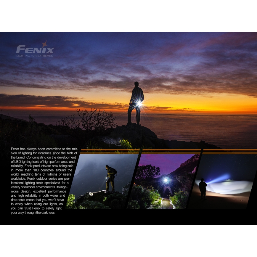 Fenix E01V20BLC - LED Flashlight LED/1xAAA IP68 100 lm 25 hrs