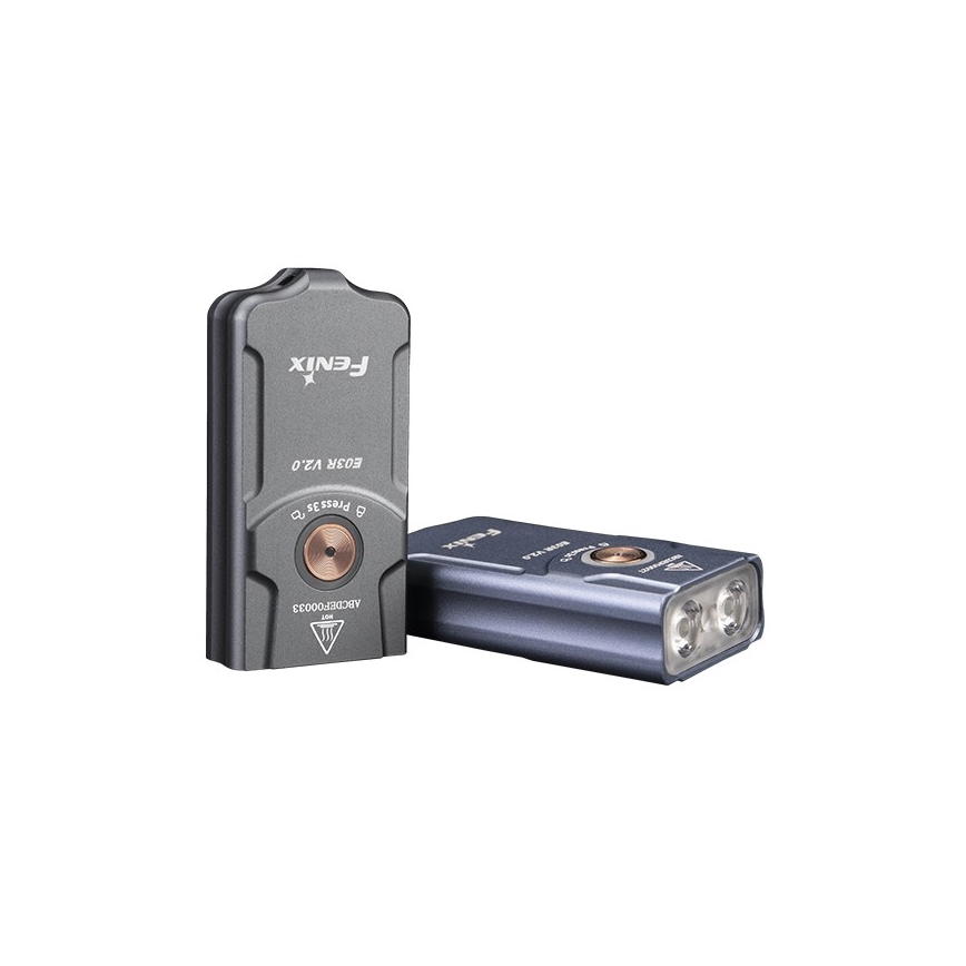 Fenix E03RV20BLU - LED Rechargeable flashlight LED/USB IP66 500 lm 30 h 400 mAh