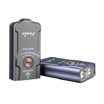 Fenix E03RV20BLU - LED Rechargeable flashlight LED/USB IP66 500 lm 30 h