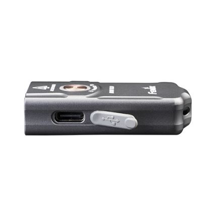 Fenix E03RV20GREY - LED Rechargeable flashlight LED/USB IP66 500 lm 30 h 400 mAh