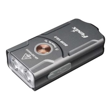 Fenix E03RV20GREY - LED Rechargeable flashlight LED/USB IP66 500 lm 30 h