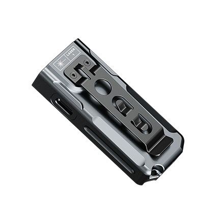 Fenix E06RGRY - LED Dimmable rechargeable flashlight UV LED/USB IP66 700 shiny 60 h 750 mAh grey