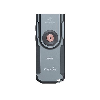 Fenix E06RGRY - LED Dimmable rechargeable flashlight UV LED/USB IP66 700 shiny 60 h 750 mAh grey