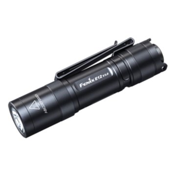 Fenix E12V30 - Dimmable Rechargeable LED Flashlight LED/1xAA 2000 mAh IP68 200 lm 100 h black