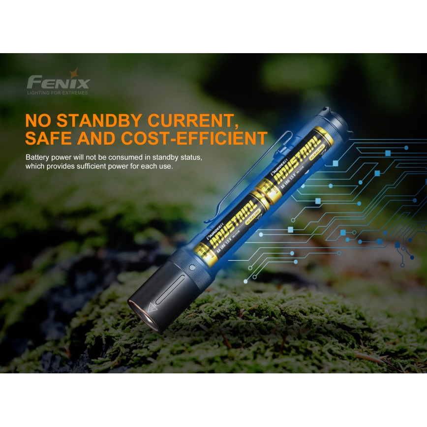 Fenix E20V20 - LED Flashlight LED/2xAA IP68 350 lm 200 hrs