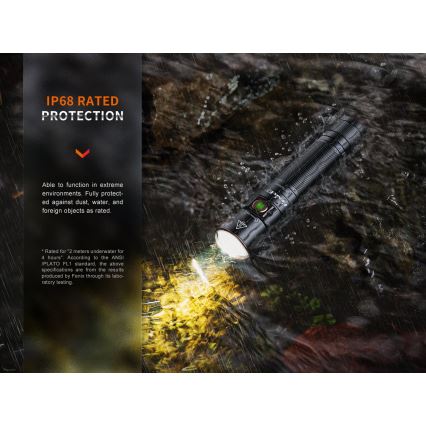 Fenix E35R - LED Rechargeable flashlight LED/USB IP68 3100 lm 69 h
