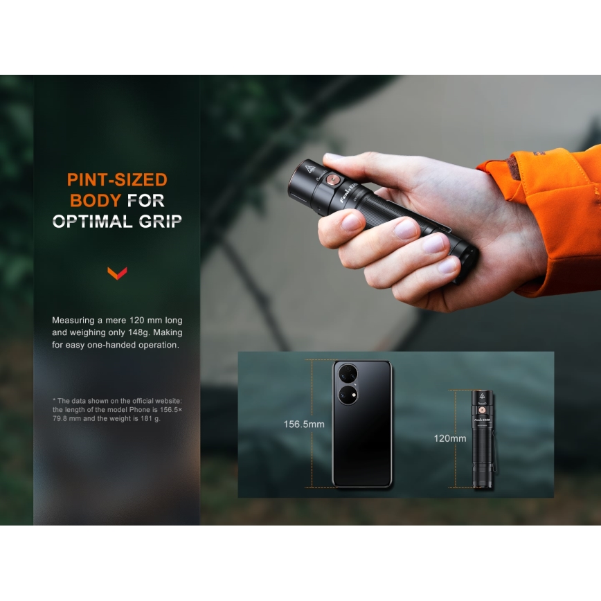 Fenix E35R - LED Rechargeable flashlight LED/USB IP68 3100 lm 69 h