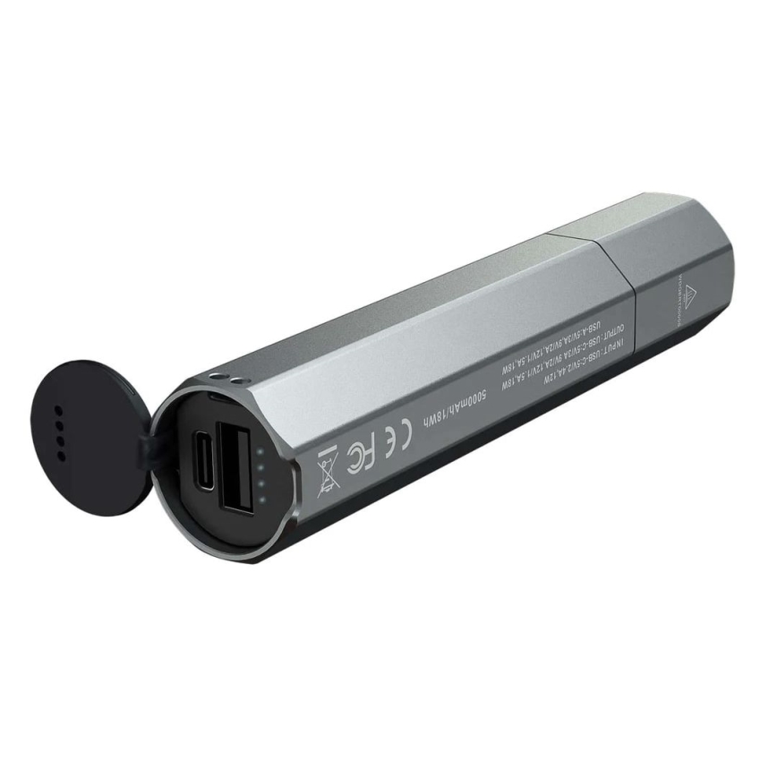 Fenix ECPBLCK - LED Rechargeable flashlight with a power bank USB IP68 1600 lm 504 h black