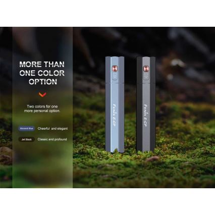Fenix ECPBLUE - LED Rechargeable flashlight with a power bank USB IP68 1600 shiny 504 h 5000 mAh blue