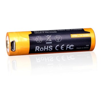 Fenix FE18650LI26USB - 1pc Rechargeable battery USB/3,6V 2600 mAh