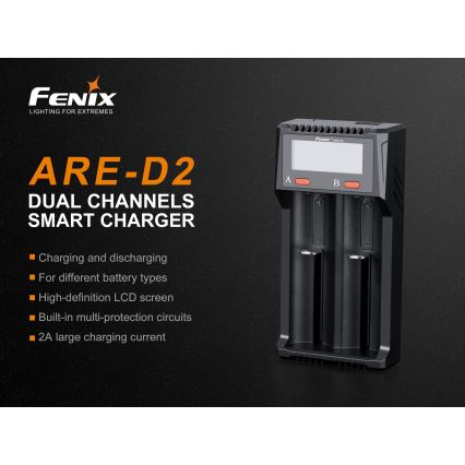 Fenix FENARED2 - Battery charger 2xLi-ion/AAA/AA/C 5V
