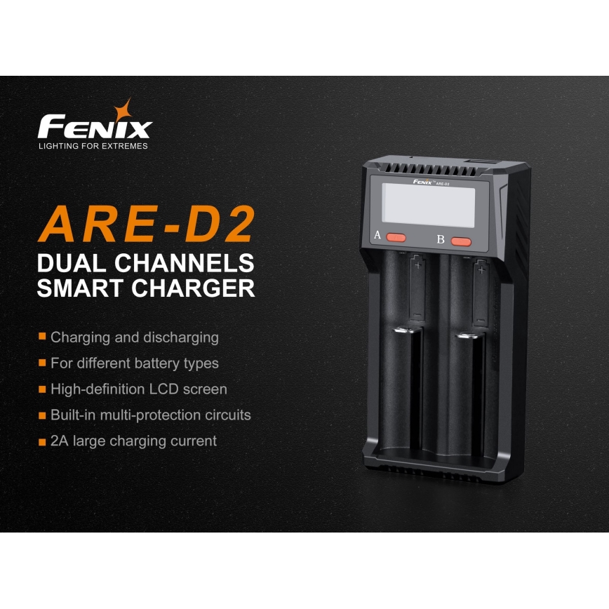 Fenix FENARED2 - Battery charger 2xLi-ion/AAA/AA/C 5V