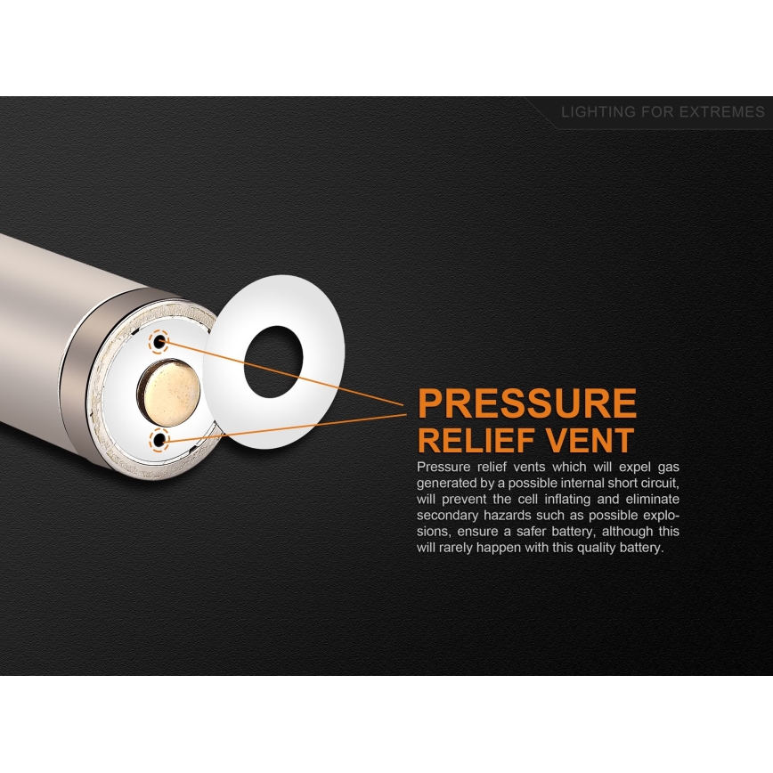 Fenix FERCR123ALIIONUP - 1pc Rechargeable battery USB/3,6V 700 mAh
