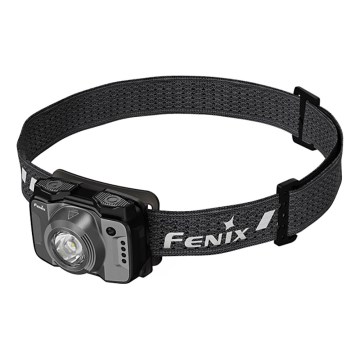 Fenix HL12RV20BLC - Dimmable USB-rechargeable LED headlamp, 950 mAh, IP66, 500 lm, 112 h runtime, black