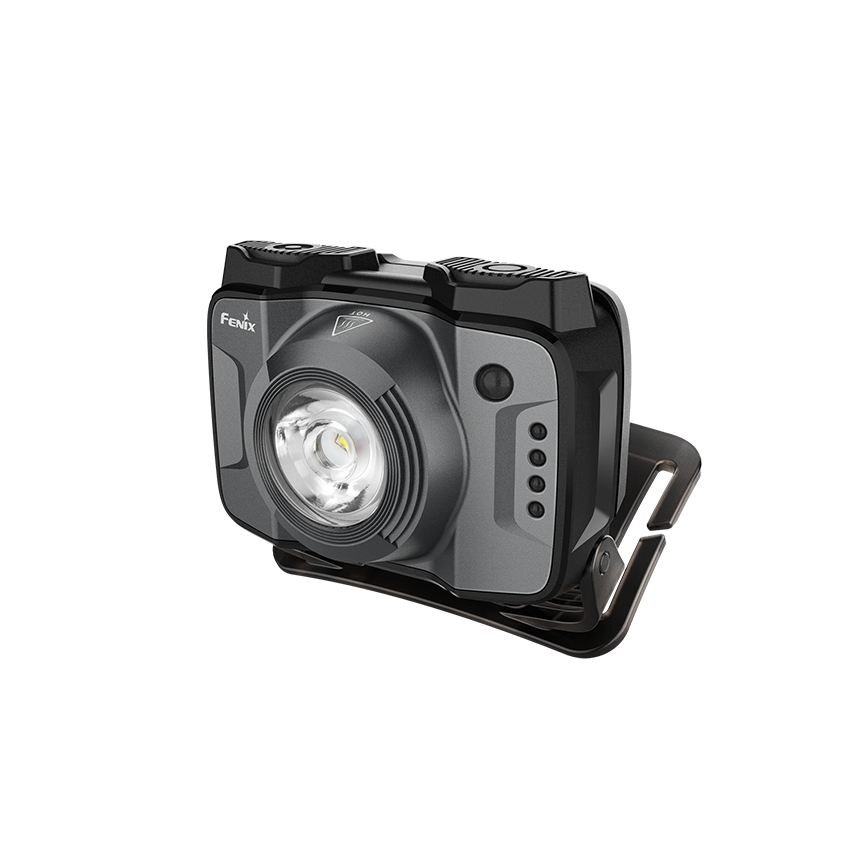 Fenix HL12RV20BLC - Dimmable USB-rechargeable LED headlamp, 950 mAh, IP66, 500 lm, 112 h runtime, black