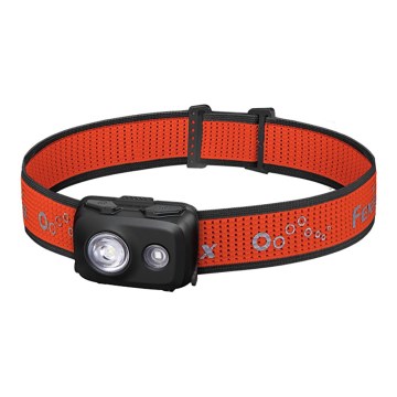 Fenix HL16V2BLK - LED Headlamp LED/3xAAA IP66 450 lm 200 h black/orange