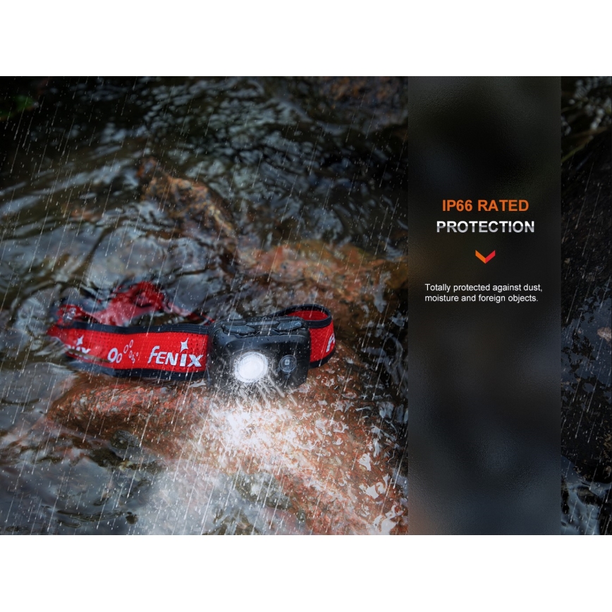 Fenix HL16V2PIN - LED Headlamp LED/3xAAA IP66 450 lm 200 h pink