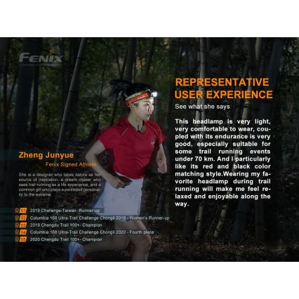Fenix HL18RTRAIL - LED Rechargeable headlamp LED/3xAAA IP66 500 lm 300 hrs