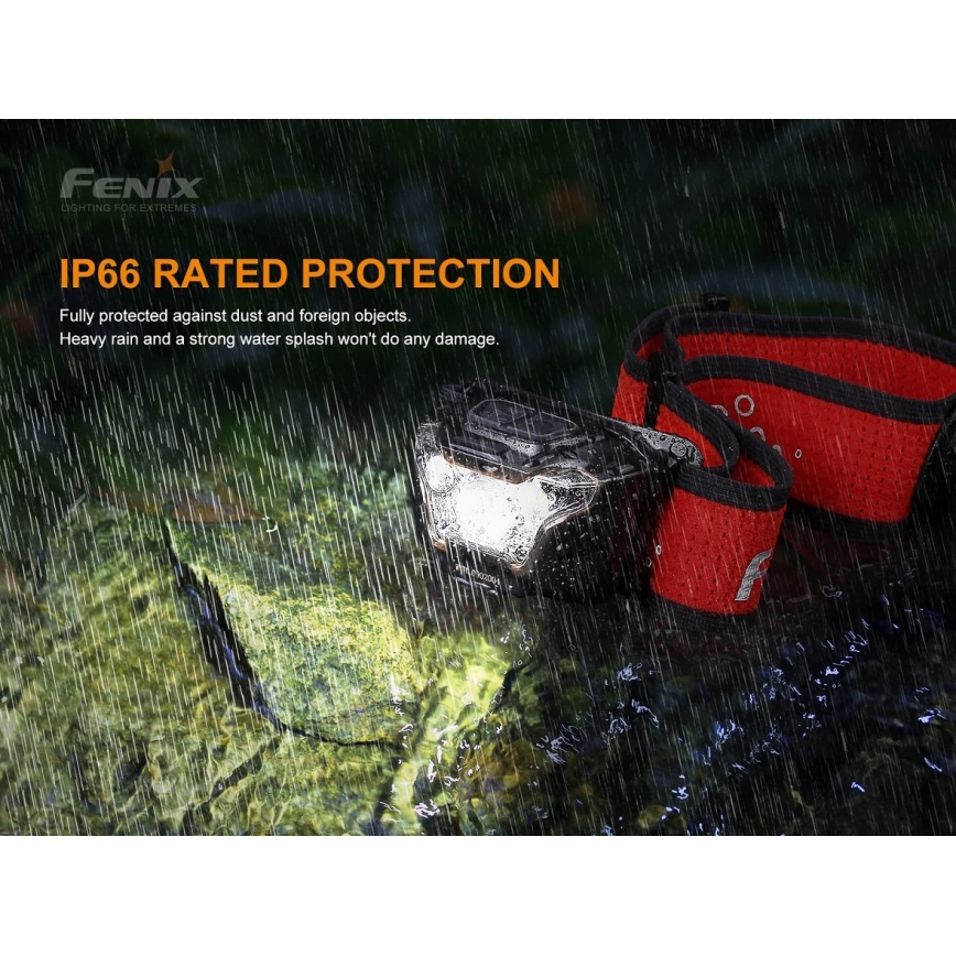 Fenix HL18RTRAIL - LED Rechargeable headlamp LED/3xAAA IP66 500 lm 300 hrs