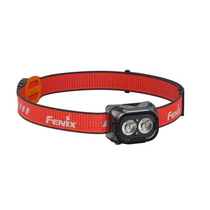 Fenix HL18RTV20BLC - LED Dimmable rechargeable headlamp LED/USB IP66 800 lm 160 h black/orange