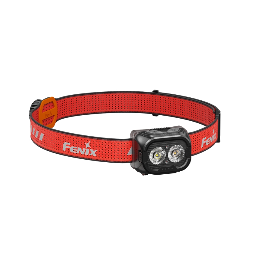 Fenix HL18RTV20BLC - LED Dimmable rechargeable headlamp LED/USB IP66 800 lm 160 h black/orange