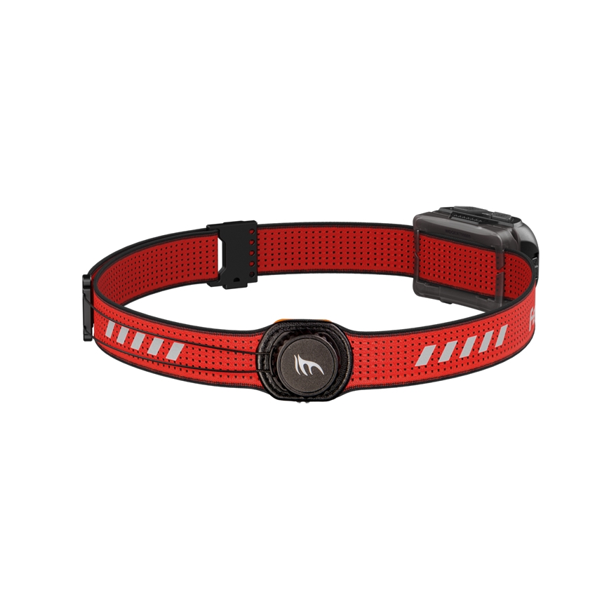 Fenix HL18RTV20BLC - LED Dimmable rechargeable headlamp LED/USB IP66 800 lm 160 h black/orange