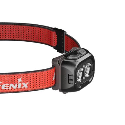 Fenix HL18RTV20BLC - LED Dimmable rechargeable headlamp LED/USB IP66 800 lm 160 h black/orange